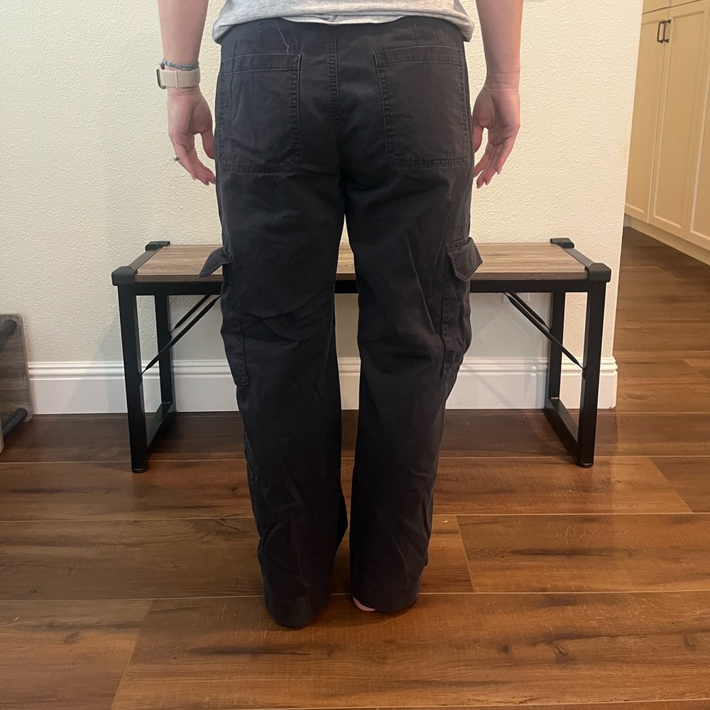 Men’s Black cargo Abercrombie and Fitch